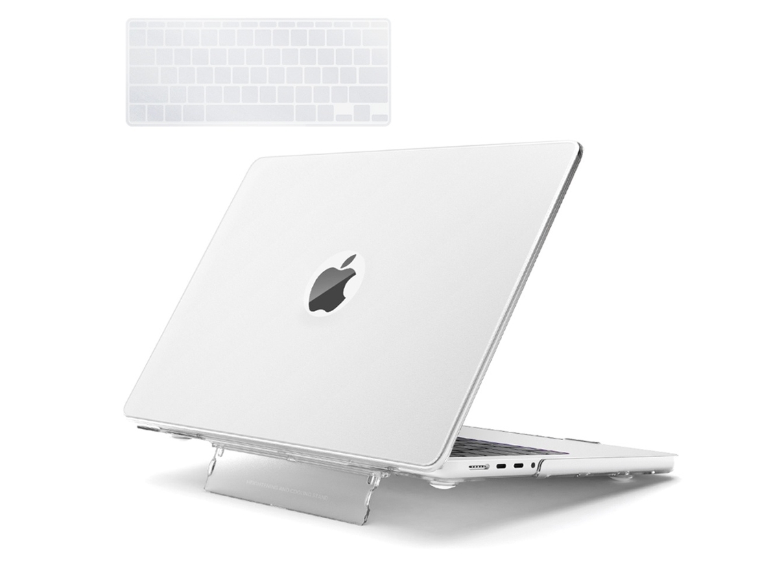 Capa Para Macbook Pro De 13 Com Protetor De Teclado, Transparente Elysve