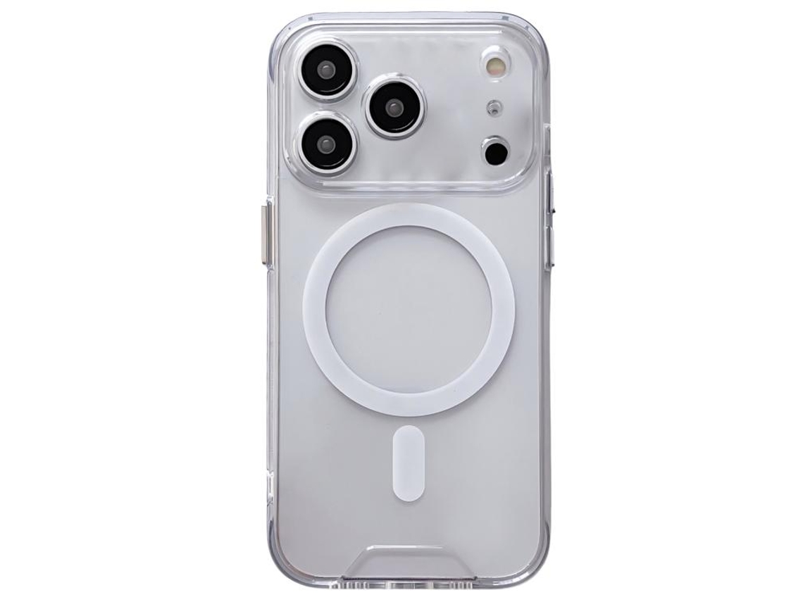 Capa Híbrida Tpu Acrílico Para Iphone 17 Pro Max - Space - Magsafe