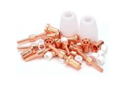 Kit De Pontas E Eletrodos Pt‑31 Consumíveis De Cobre 32 Peças Acessórios Para Máquina De Solda