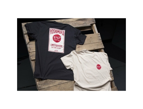 T-Shirt de Unissexo YOSHIMURA Us Competition Motors Preto (L)