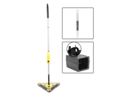 Varredora Manual Laxiscreed Com Rotação Completa De 360 Graus E Bateria Integrada Para Limpeza Eficiente