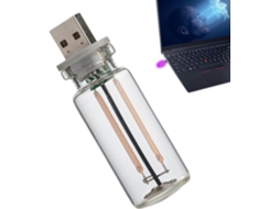 Abajur De Mesa Vidro, Luz Noturna Led Retro Com Touch