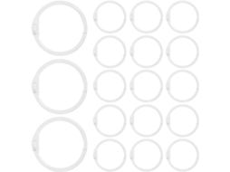 Anéis De Metal Zerodeko Encadernação, 25mm, 80 Peças, Prendedores Fichas, Organizador De Fichários, Ideal
