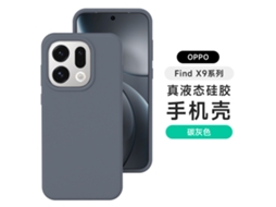 em Caixa Capa De Celular Em Silicone Líquido Anti-quedacinza Carbono - Reno 12 Pro