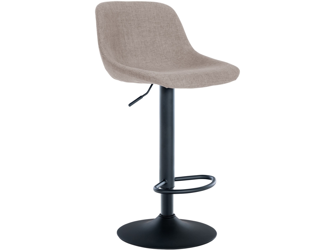 Banco de bar Loft cinzento/tecido CLP