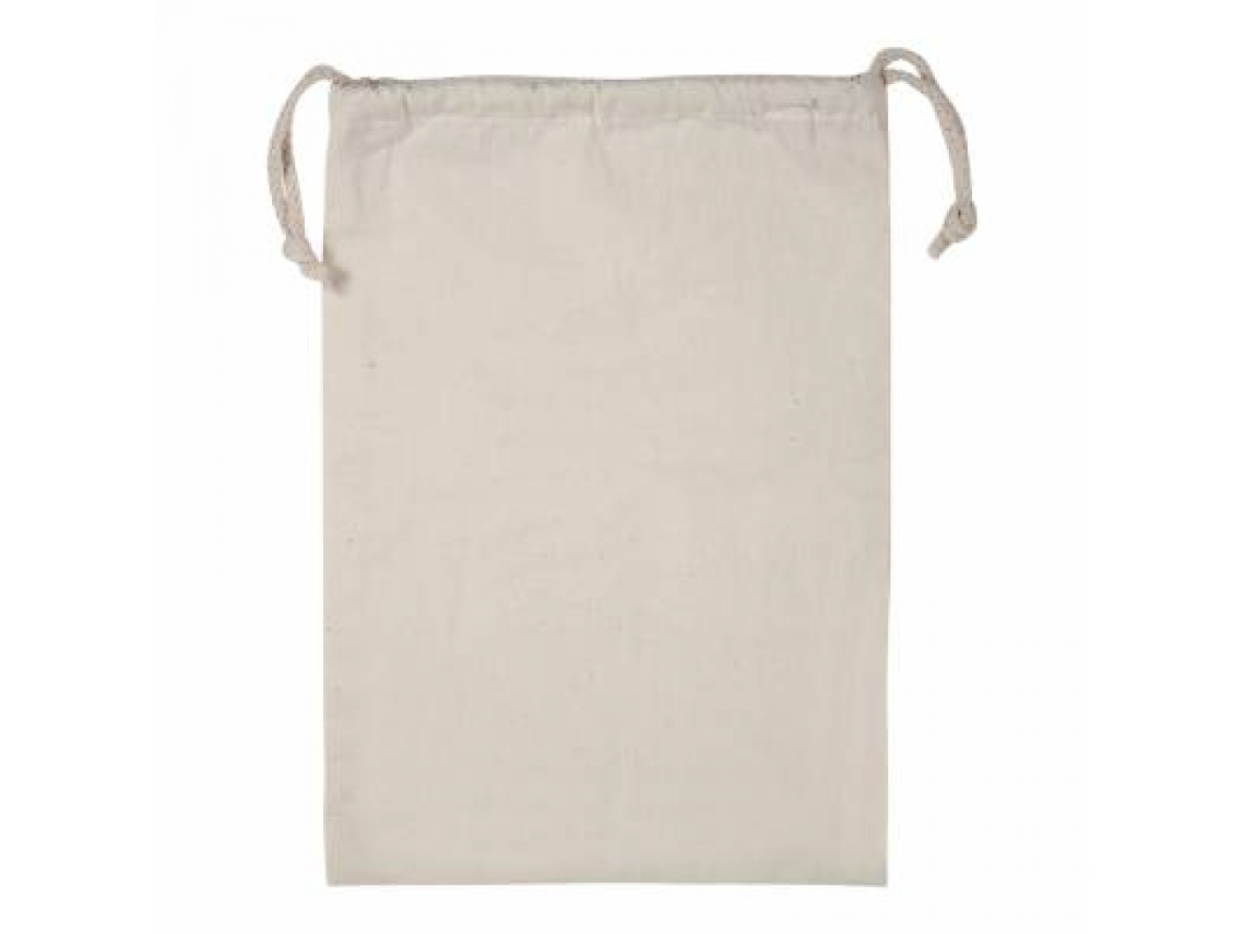 Saco de Roupa Suja em algodão BRILVIBERA, 15x20cm com cordão