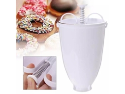 Ferramenta De Assado Diy Molde De Anel Para Sobremesas Moldes De Bolo Branco 18x10x10cm Pp