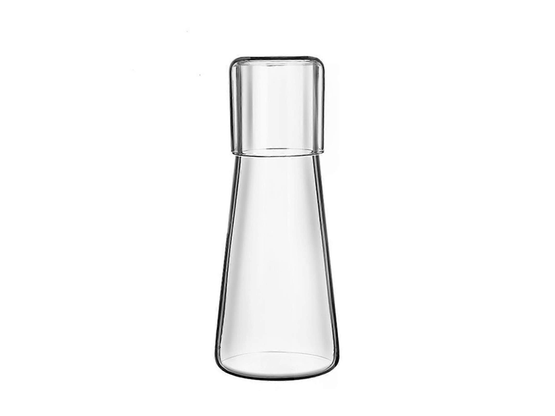 Jarra De Vidro Borossilicato De 850ml Com Tampa À Prova De Poeira Para Bebidas Quentes E Frias.