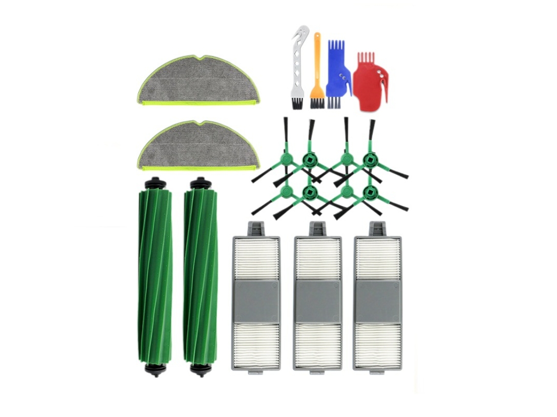 Kit Acessórios Para Máquina De Varrer Yuysan Para Irobot Roomba 205 Dustcompactor Combo Cleaner 19pcs