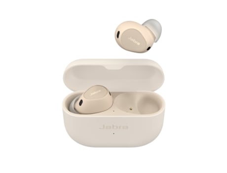 Auriculares Bluetooth True Wireless JABRA Elite 10 S (In Ear - Microfone - Bege)