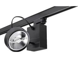 Forlight Key - Foco 118x10x160mm, Alumínio, Cor Preto, Gu10, Máx 15w