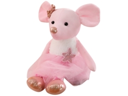 Mali brinquedo de Pelúcia Rato Bailarino Fofo 45cm Presente Aniversário Boneca de Dormir