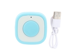 Ring Remote Control Rechargeable Fingertip Bluetooth Button Clicker For Camera Shutter Selfie Button Blue LAXISCREED