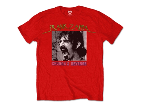 T-Shirt ROCK OFF Frank Zappa - Chunga's Revenge Vermelho (Tamanho: S)