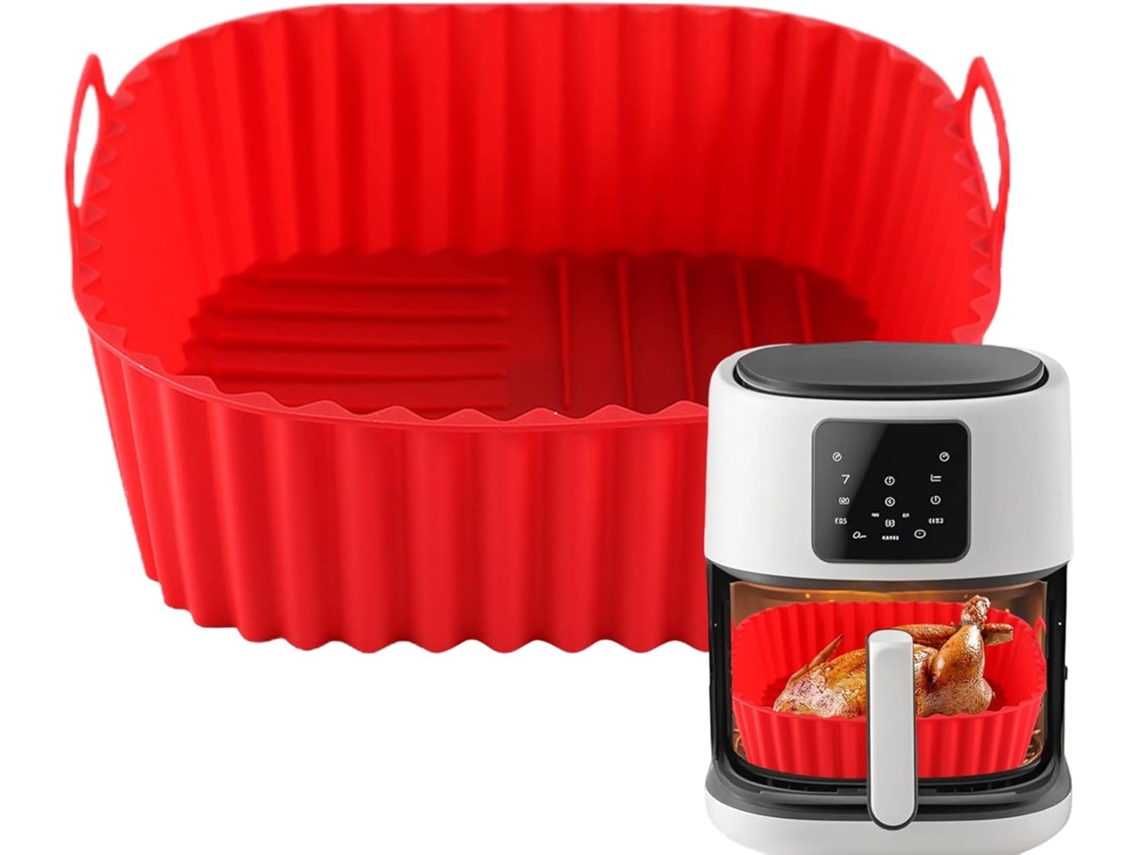 Forma De Silicone Para Fritadeira - Conjunto De 2 Peças