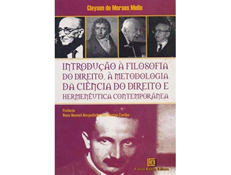 Livro Introducao A Filosofia Do Direito A Metodologia Da de Cleyson de Moraes Mello (Português do Brasil)