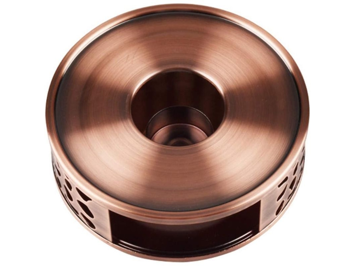 Calentador De Tetera De Acero Inoxidable Sin Vela Para Calentar Té