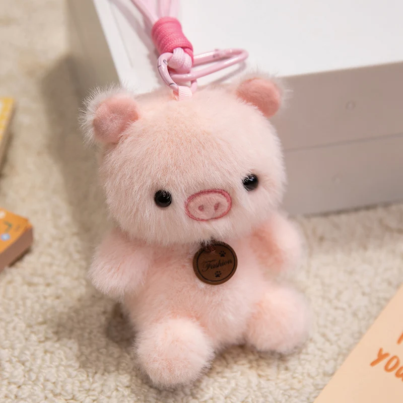 Boneco de Pelúcia Macio e Fofo em Formato de Animal, Brinquedo de Pelúcia Infantil MDUG (porquinho 12cm)