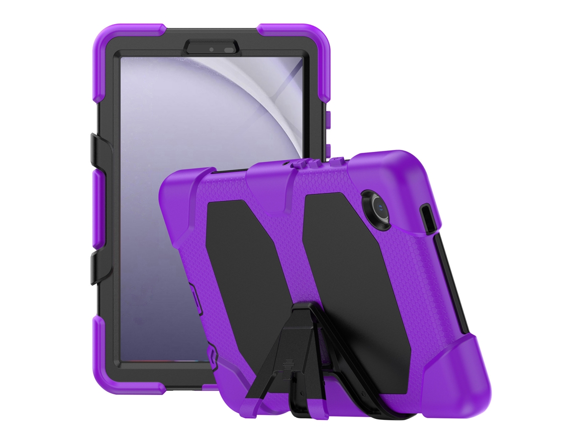 Capa Hexinyigjly Para Samsung Galaxy Tab A7 De 10,4 Polegadas T500/t505/t507 (2020), Com Moldura Frontal E Suporte Embutido Roxo