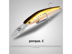 Isca Rígida de Alta Qualidade, 120 Mm, 22 G, Profundidade Ajustável para Imitar Pequenos Peixes Que Saltam. MDUG (modelo D)