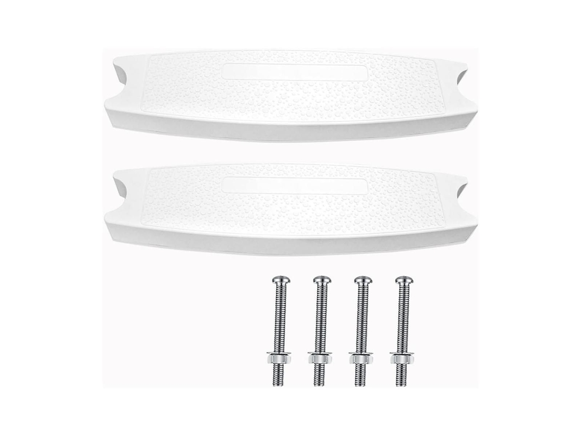 Pacote De 2 Degraus Universais Para Escadas De Piscina, 18 Polegadas, Plástico Moldado Resistente