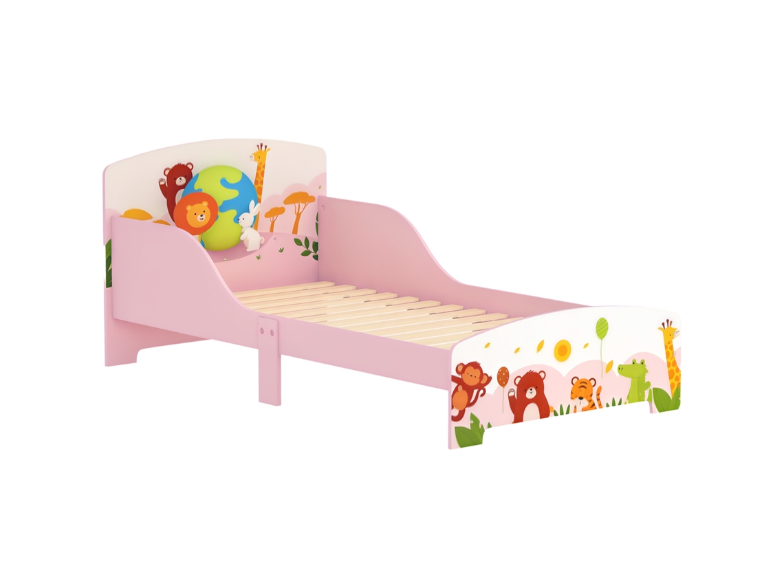 Estrutura de Cama CHEZMOI, Madeira, 90x190 cm, Branco