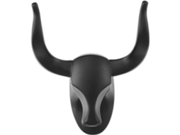 Gancho De Parede Preto, Robusto, Em Estilo Retrô, Com Design Cabeça