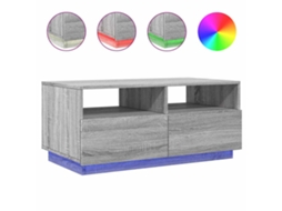 Coffee Table, Coffee Tables Vidaxl Cinzeto Madeira Processada (n/a)