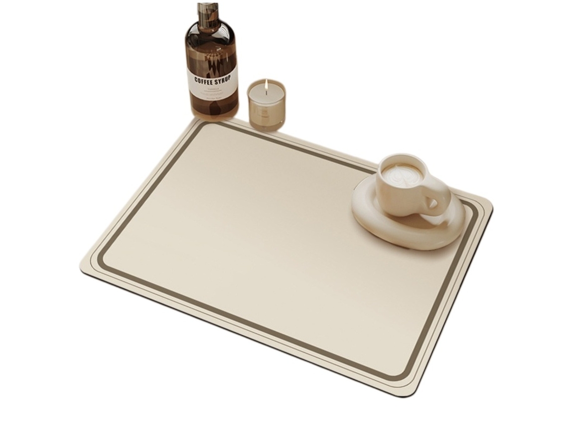 Tapete de secagem de cozinha, 40x50 Cm, resistente ao calor, absorvente, antiderrapante AQUAFORGE
