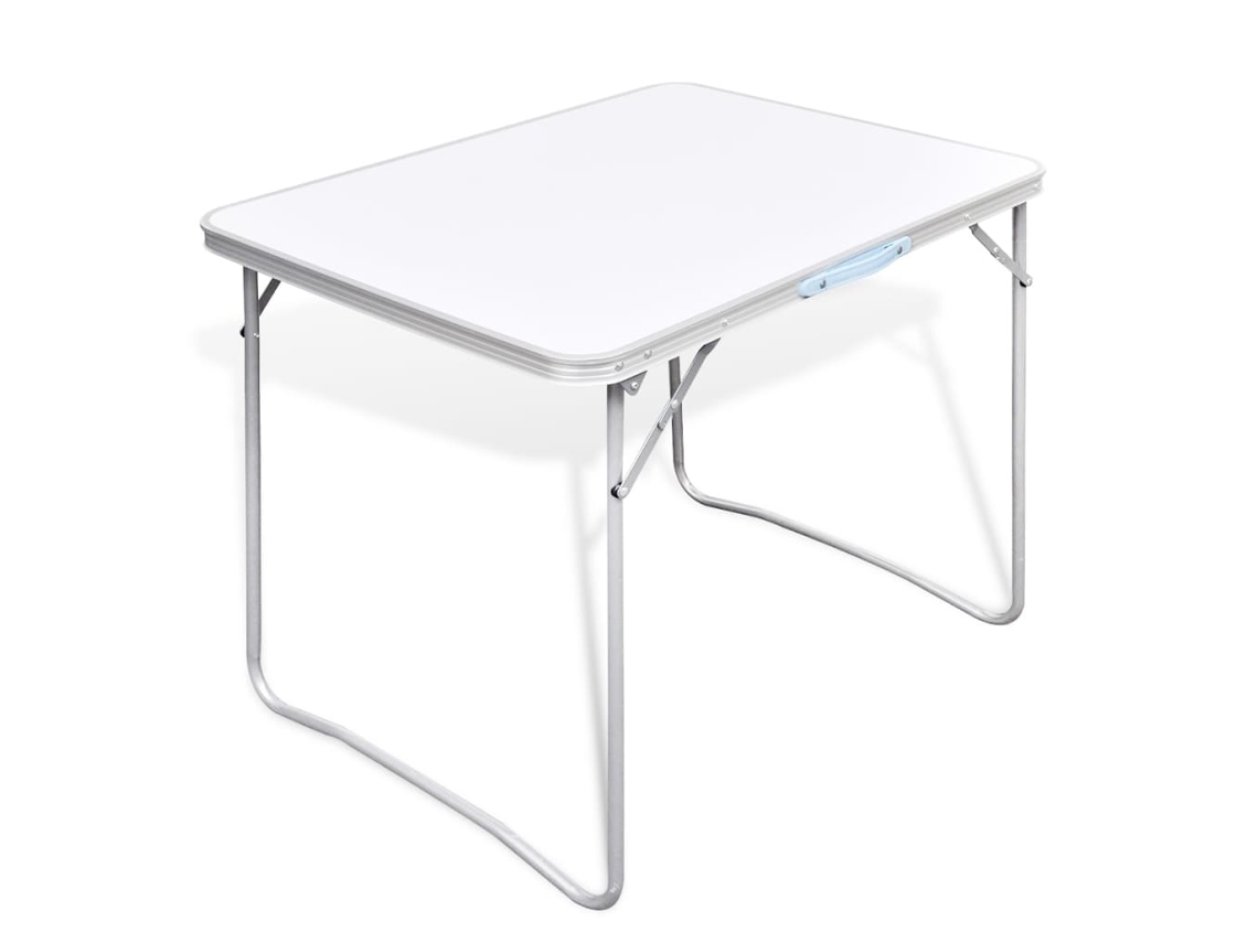 Folding Camping Table, Folding Camping Tables Vidaxl Branco Mdf