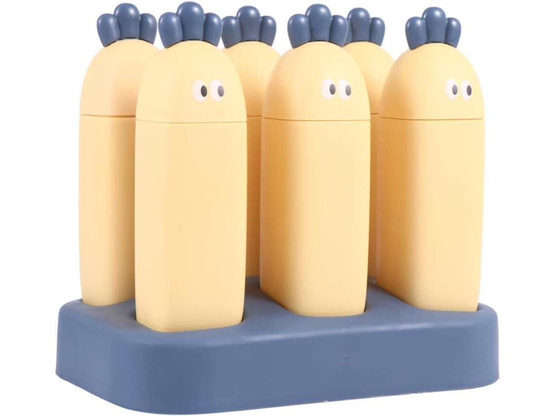 Forma De Picolé De Plástico - Fácil De Usar E Limpar. Enxágue Em Água Corrente E Limpe Com Detergente Neutro.b