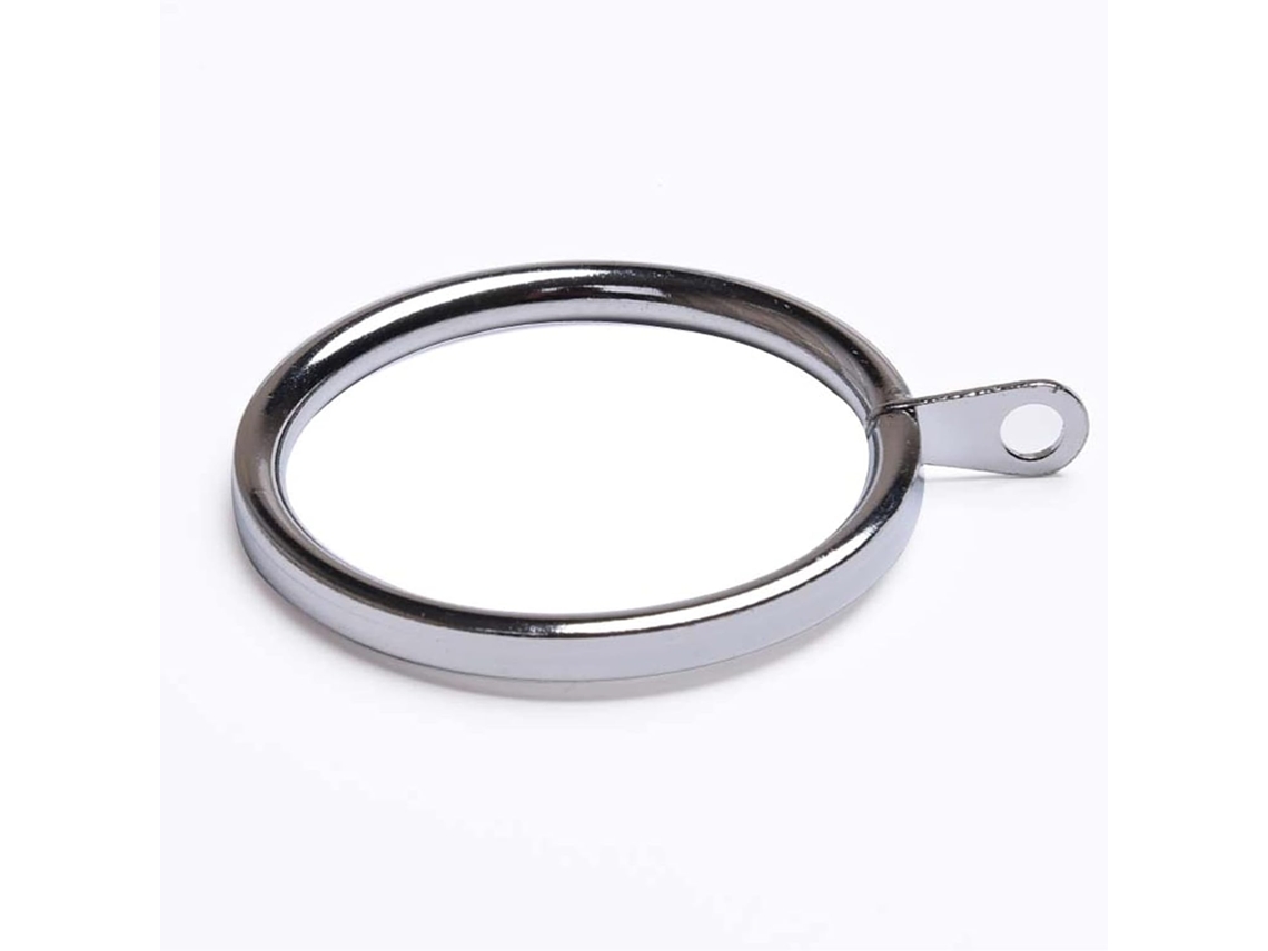 Argolas Para Cortina De 4,5 Cm (1,8 Polegadas) Em Metal Cromado,