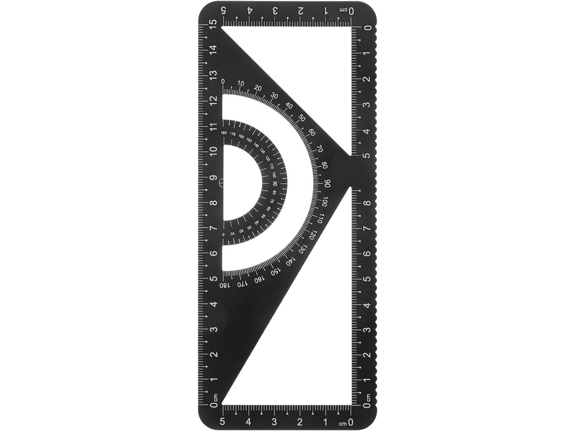 Esquadros De Desenho Técnico Alta Visibilidade E Resistência, Em Liga