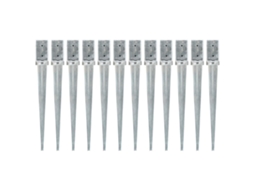 Ground Spike, Ground Spikes Vidaxl (8 X 8 X 76 Cm)