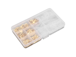 Kit De Terminais De Conexão Laxiscreed Com Conectores De Encaixe De Latão E Terminais De Cravar Em Nylon