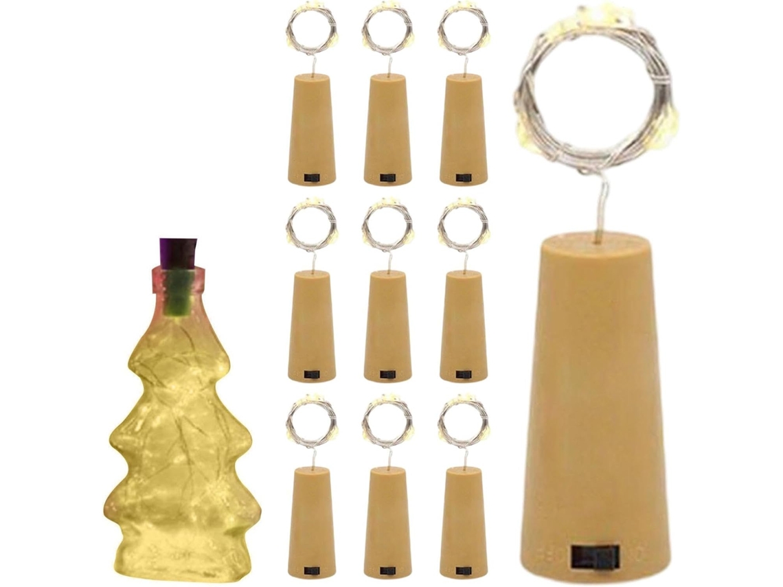 Para Garrafas De Vinho – Conjunto 10 Leds 2 M