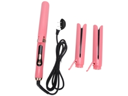 Prensa De Cabelo Elétrico 3 Em 1 Com 3 Cabeças Detacháveis Ferro De Alisar Plug Us 110v