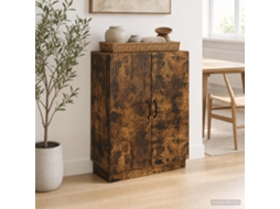 Vidaxl Buffet Carvalho Fumado 66 X 34,5 X 87 Cm Derivados De Madeira