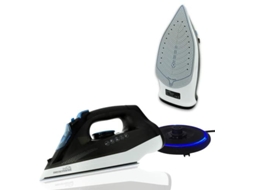 Ferro a vapor sem fio STARLYF Cordless Steam Iron 2400W Vertical Placa de sola cerâmica Todos os tecidos.