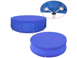 Pool Cover, Pool Covers Vidaxl Azul Tecido (ø 460 Cm)
