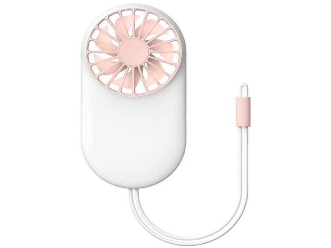 Ventoinha Qushini Mini Portable Fan Branco