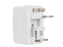 Adaptador Universal de Plugue Global para Viagens, Tomada de Conversão com Material Abs Incombustível
