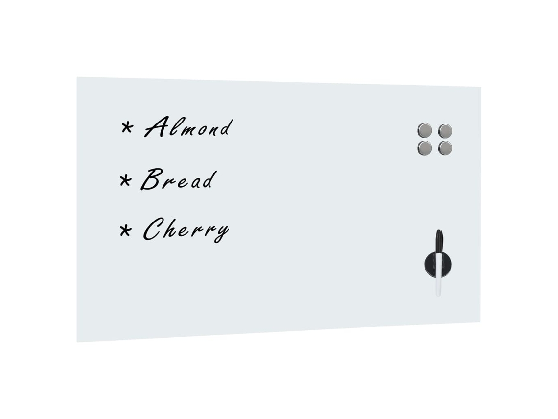 Magnetic Board, Magnetic Boards Vidaxl Branco Vidro (120 X 60 Cm)