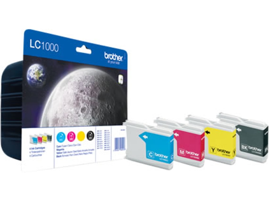 Pack 4 Tinteiros BROTHER LC1000 Cores (LC-1000)