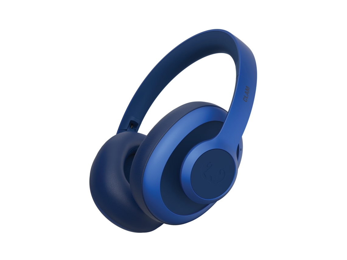 Auscultadores Bluetooth FRESH 'N REBEL Clam Ace  (Over Ear - Noise Cancelling - Microfone - Azul)