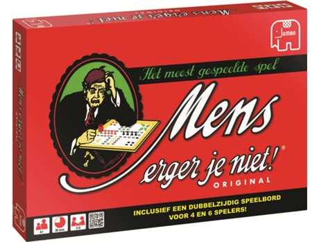 Jogo de Tabuleiro  Mens Erger Je Niet Original (Idade Mínima: 6)