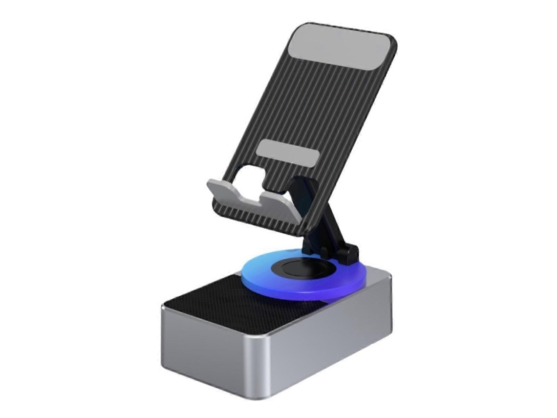 Suporte Para Celular, Carregador Portátil De Áudio, Alto Falante Bluetooth Para Chamadas, Cinza Olysi Shop