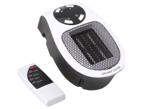 1Pc 500W Mini Aquecedor elétrico universal Ventilador de ar quente montado na parede doméstico sem plugue ETEREAUTY