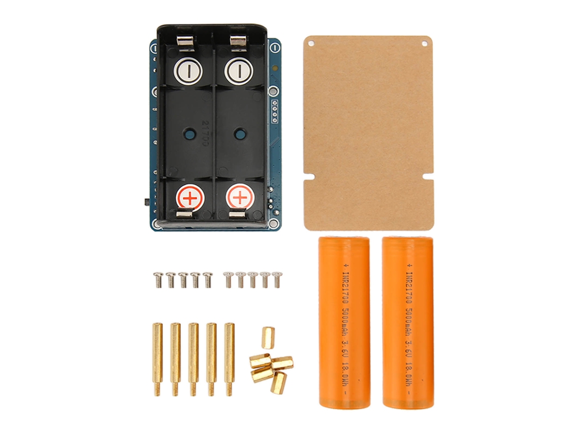 Módulo Ups De Fonte De Alimentação 5v Com Controle I2c Para Placa-mãe Raspi 21700/5000mah