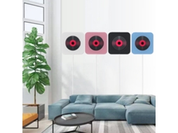 Aetheria reprodutor de Cd de Parede com Alto falantes Bluetooth Rádio Fm Controle Remoto Entrada Aux Usb